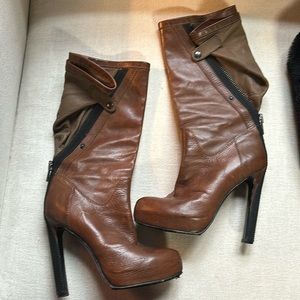 Hader Ackermann platform brown boots. Size 37.5.